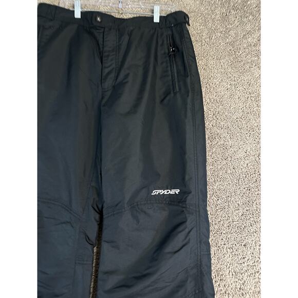 Spyder XT Ski Snow Pants Mens L Black XScap Waterproof Insulated Winter Outdoor - Picture 2 of 16